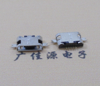 湖北MICRO USB B型口 两脚SMT沉板0.7/1.0/1.6直边